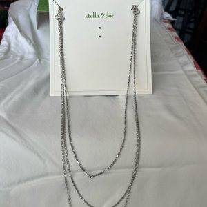 Stella & Dot Libby Necklace in Silver